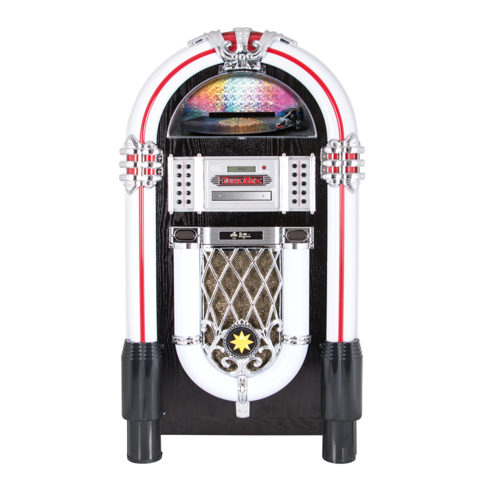 Retro Jukebox with Turntable